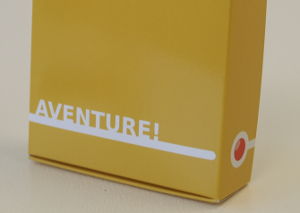 Aventure! un jeu interactif pour téléphone portable.